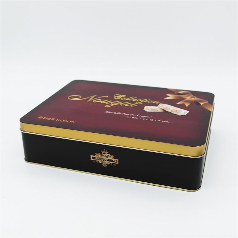 Rectangular Biscuits Metal Packaging Box Rectangular Biscuits Metal Packaging Box